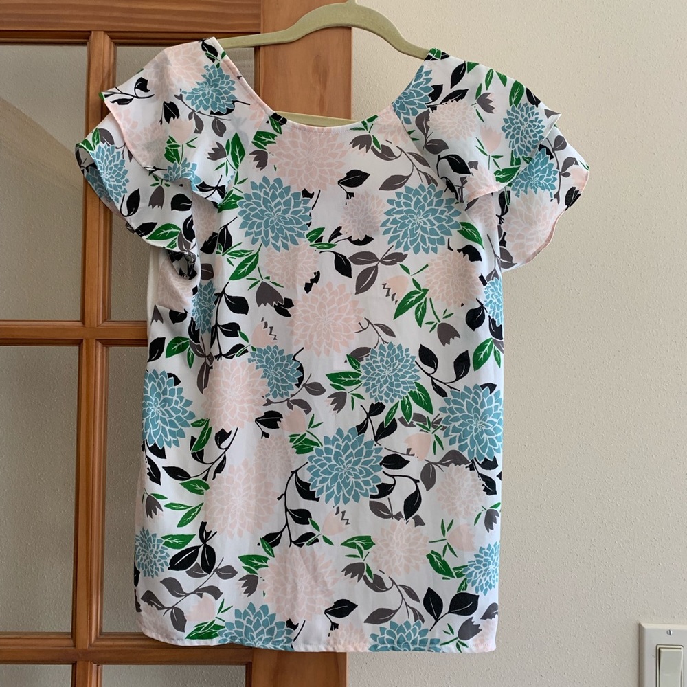 NWT Ann Taylor Factory Floral Blouse
